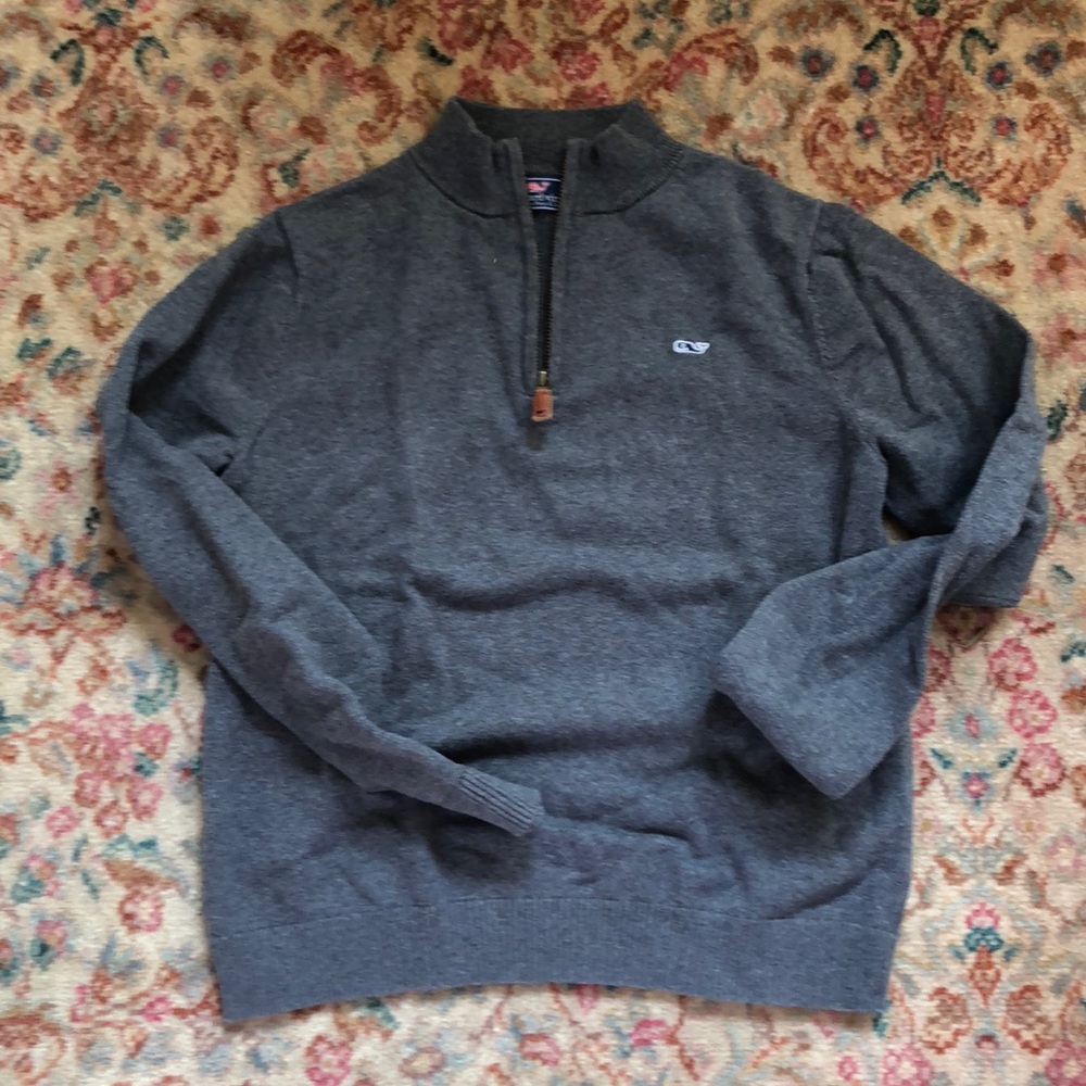 Boys Vineyard Vines Cotton 1/4 ZIP Sweater